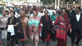 বরিশালে তারুণ্যের উৎসব র‌্যালি