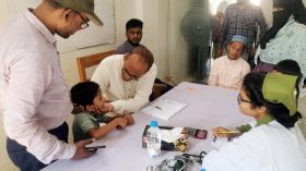 ফ্রি মেডিকেল ক্যাম্পে চিকিৎসা নিয়েছেন পাঁচ শতাধিক রোগী