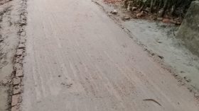 হিজলায় সিসি ঢালাই রাস্তায় দুর্নীতি ও মানহীন কাজের অভিযোগ