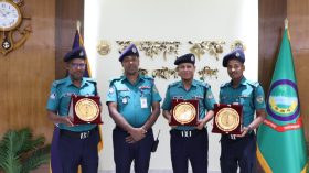 মাদক উদ্ধারসহ ৩ ক্যাটাগড়িতে শ্রেষ্ঠ্য পুরস্কার পেলো এয়ারপোর্ট থানা পুলিশ