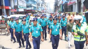 বরিশাল নগরীর সার্বিক ট্রাফিক ব্যবস্থাপনা জোরদার