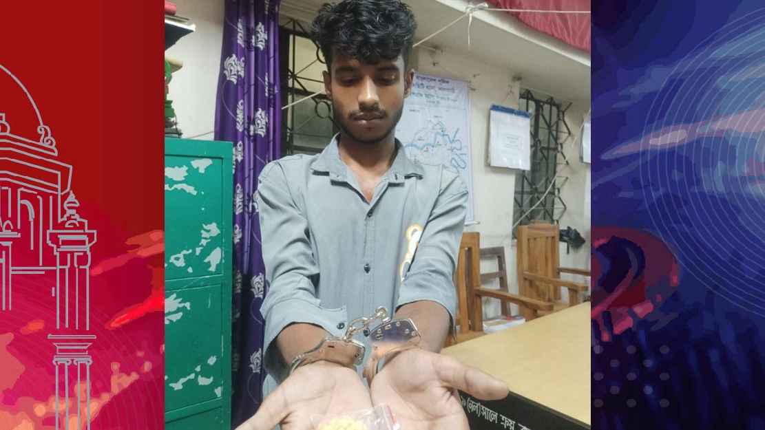 নলছিটিতে ১১৫ পিস ইয়াবাসহ যুবক গ্রেফতার
