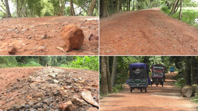 পটুয়াখালীতে ৫ কিলোমিটার সড়ক যেন মরণফাঁদ
