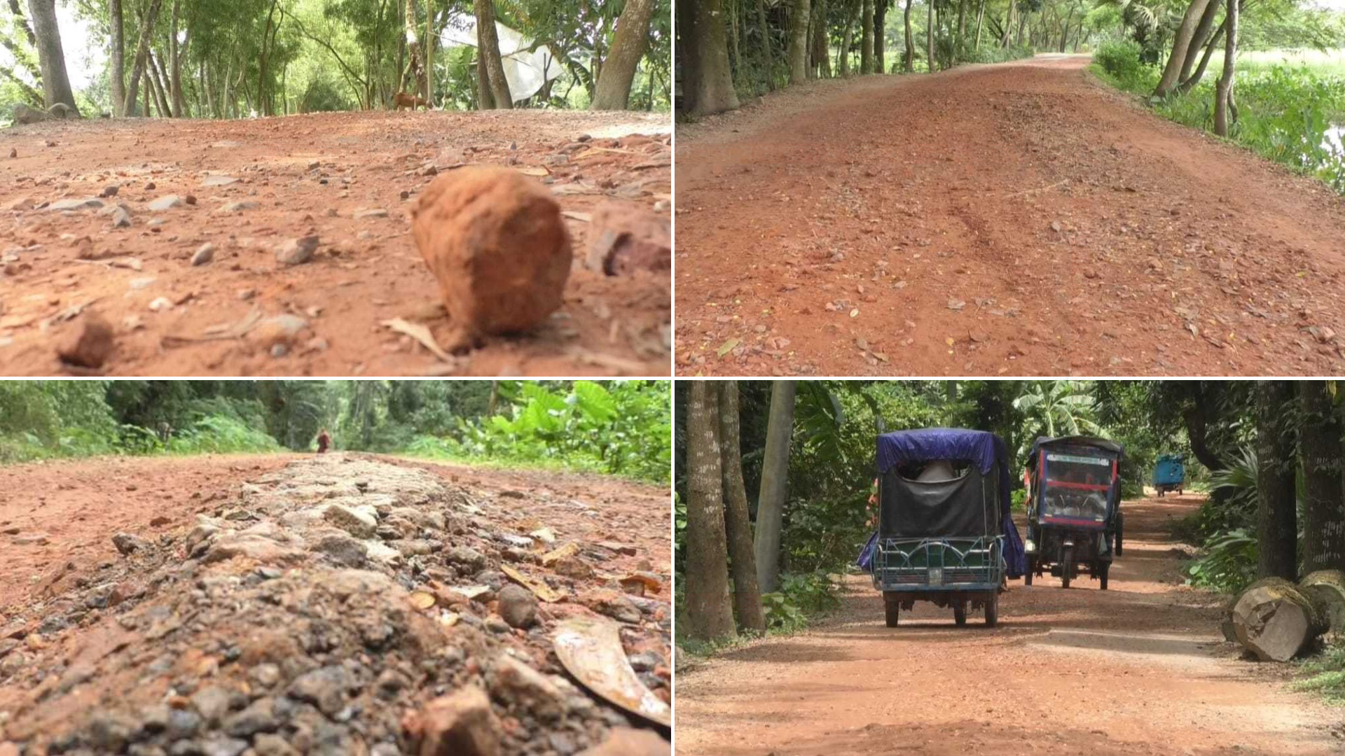 পটুয়াখালীতে ৫ কিলোমিটার সড়ক যেন মরণফাঁদ