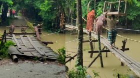 পাথরঘাটায় ঝুঁকির মুখে ৩৯ সেতু, দুর্ঘটনার শঙ্কা