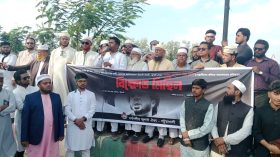 হাদী হত্যাকাণ্ডের প্রতিবাদে পটুয়াখালীতে সর্বদলীয় বিক্ষোভ মিছিল
