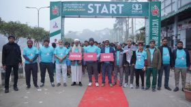 বরিশালে ‘ভিক্টোরি রান উইথ ইনকিলাব’ ম্যারাথন অনুষ্ঠিত