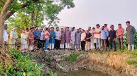 শহীদ জিয়ার নিজ হাতে খনন করা খাল পুনরুদ্ধারের দাবি জানালেন রহমাতুল্লাহ