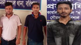 গৌরনদীতে তিন মাদক বিক্রেতা গ্রেপ্তার