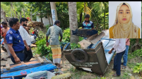 ‎পিরোজপুরে বাস-ইজিবাইকের মুখোমুখি সংঘর্ষে কলেজ ছাত্রী নিহত, আহত ২