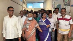 বরিশাল সিটি করপোরেশন পরিদর্শনে সেলিমা রহমান এমপি