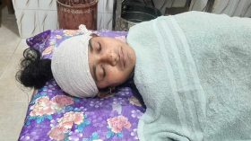 বাউকাঠিতে জমি বিরোধে দেবরের হামলায় ভাবী গুরুতর আহত