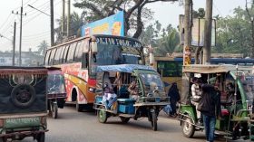 ভোলার সব রুটে বাস চলাচল স্বাভাবিক