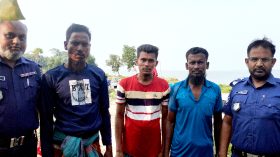 দশমিনায় তিন জেলে জেলহাজতে
