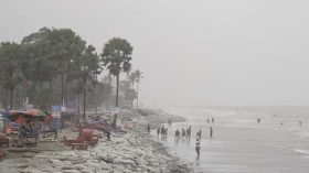 উত্তাল সমুদ্র সৈকত, ৩ নম্বর সতর্ক সংকেত