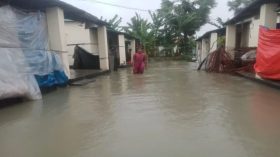 কলাপাড়ায় পানিবন্দী ৩৪০ পরিবার