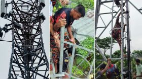 নিখোঁজ কিশোরীকে মোবাইল টাওয়ারের চূড়া থেকে উদ্ধার