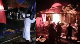 মেলা ও যাত্রার প্যান্ডেল হামলা-ভাঙচুর-অগ্নিসংযোগ