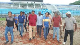 বরিশাল স্টেডিয়ামের সংস্কার কাজে অসন্তুষ্ট বিসিবি