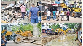বিসিসি’র উচ্ছেদ অভিযানে পাল্টে যাচ্ছে নগরীর চিত্র