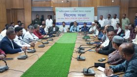 চরফ্যাশনে আইন-শৃঙ্খলা ও যানজট নিরসনে বিশেষ সভা