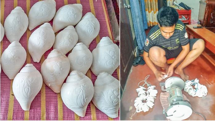 ভালো নেই পিরোজপুরের শাঁখাশিল্পীরা
