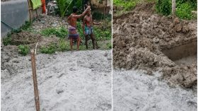নলছিটিতে আদালতের নিষেধাজ্ঞা অমান্য করে বসতঘর নির্মাণের চেষ্টা, প্রাণনাশের হুমকি