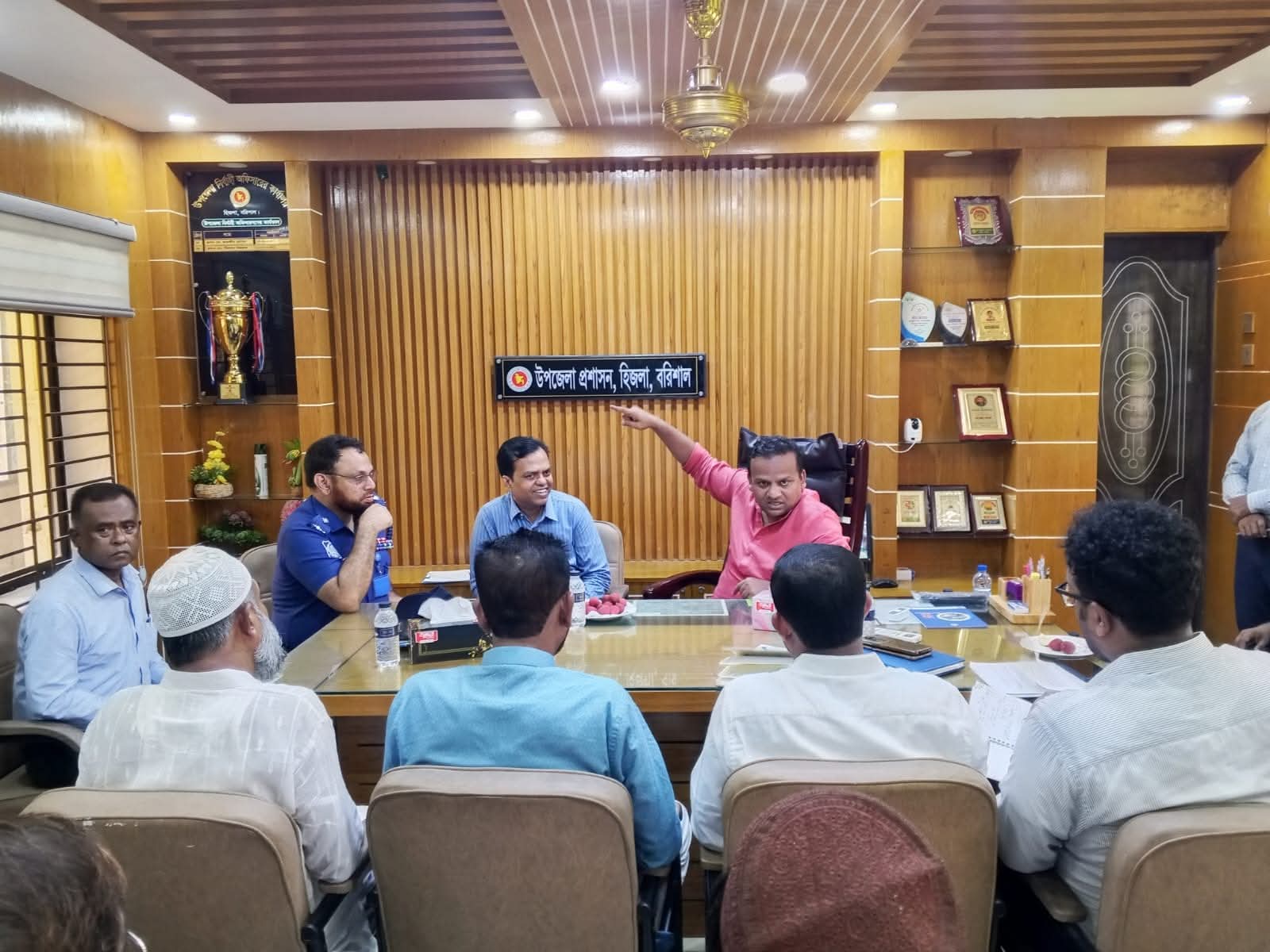 হিজলার উন্নয়ন কর্মকাণ্ড পরিদর্শনে প্রতিমন্ত্রী রাজিব আহসান, প্রশাসনের সঙ্গে জরুরী বৈঠক