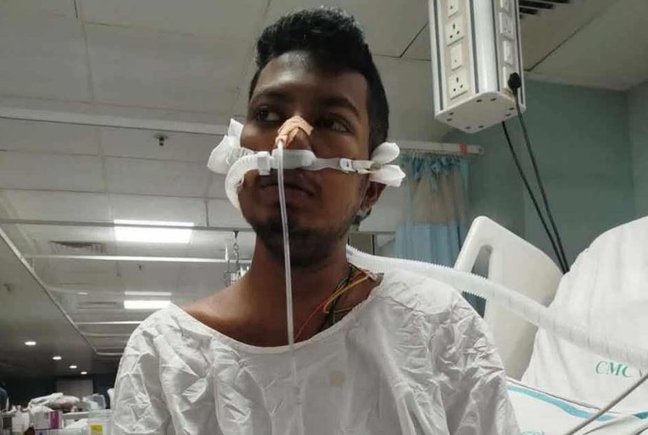 জীবনযুদ্ধে লড়ছেন ববি শিক্ষার্থী হুসাইন