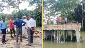 ঢালাইয়ের কয়েক ঘণ্টার মধ্যেই সেতুর স্লাব ধস, তদন্তে দুইটি টিম