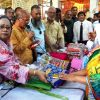 বরিশালে ধর্মীয় সম্প্রীতির আবহে কাউনিয়া মনসা মন্দিরে বস্ত্র বিতরণ