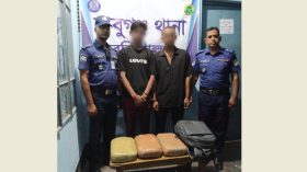 বাবুগঞ্জে মাদকবিরোধী অভিযানে ৯ কেজি গাঁজাসহ গ্রেপ্তার ২