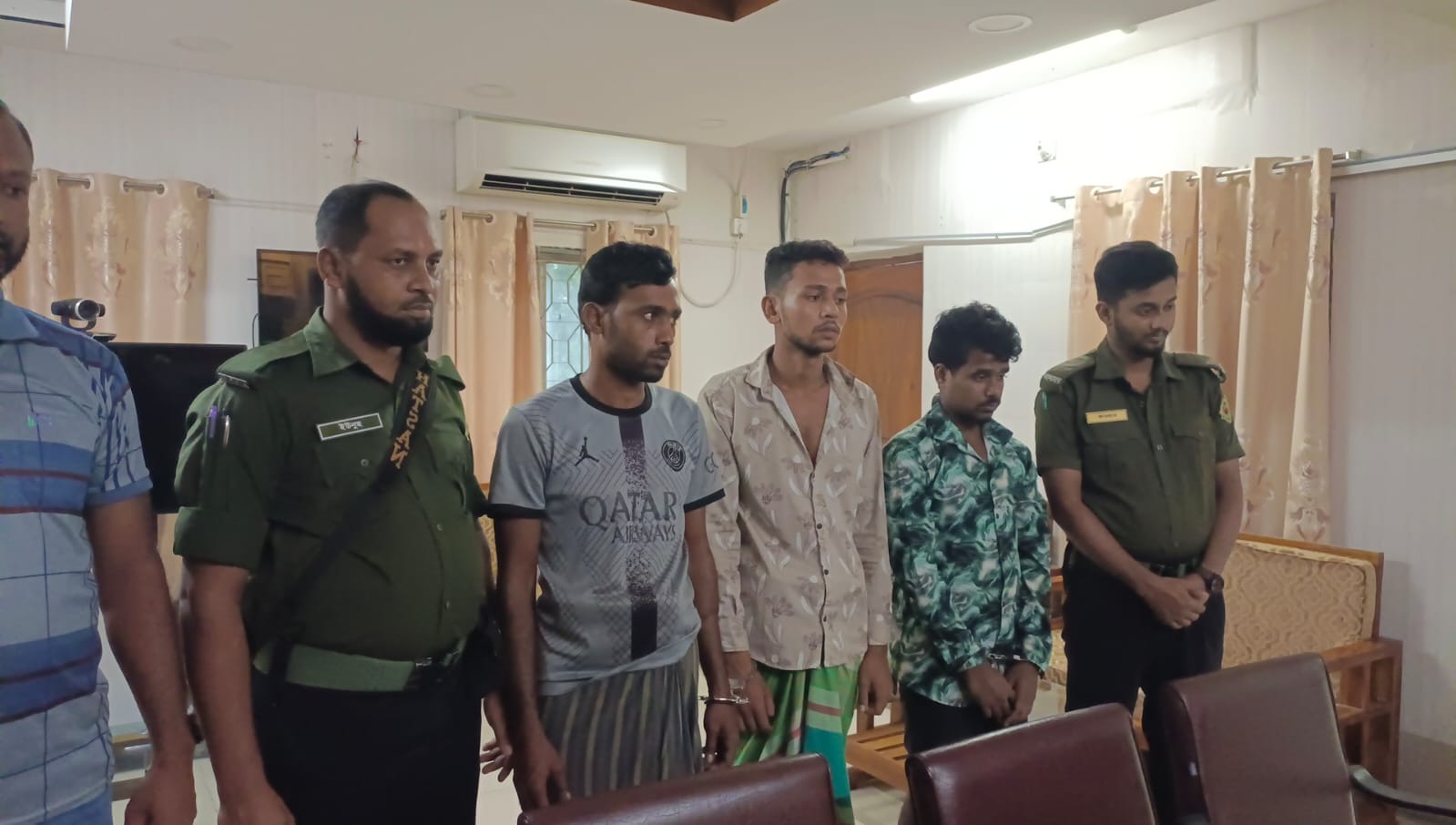 রাজাপুরে তিন মাদকসেবীর কারাদণ্ড