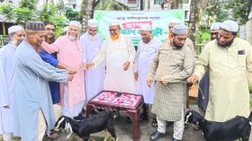 বরিশালে আত্মকর্মসংস্থানের লক্ষে জামায়াতের উদ্যোগে ছাগল বিতরণ