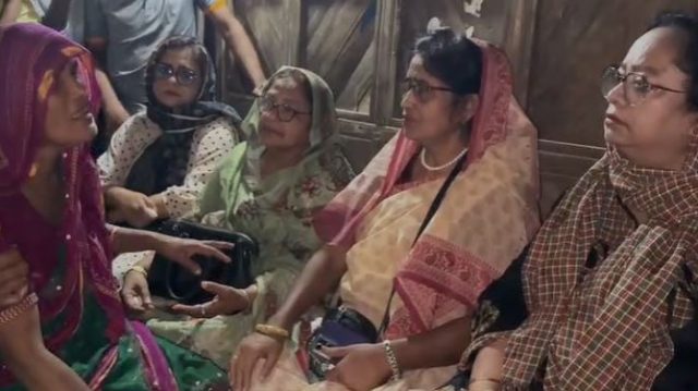 যৌতুকের দাবিতে নিহত মাওয়ার পরিবারের পাশে বিসিসি প্রশাসক বিলকিস জাহান শিরিন