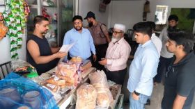 নগরীর সোনামিয়ার পোল এলাকায় বিসিসির মোবাইল কোর্ট